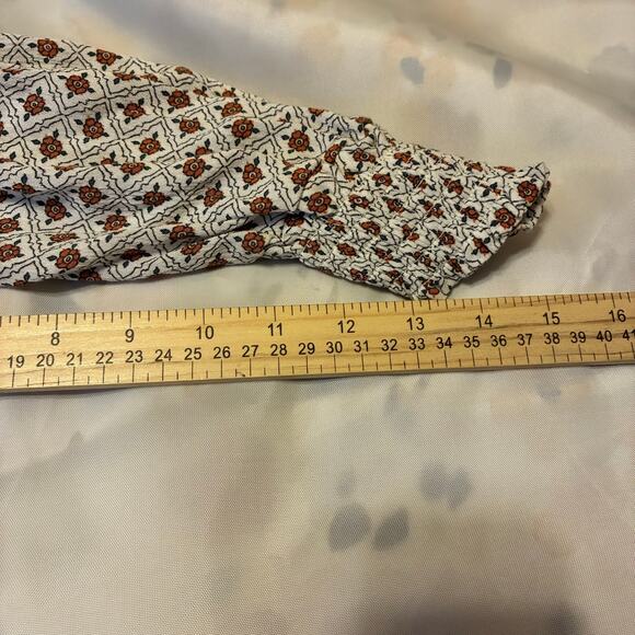 Taylor & Sage NEW Cream Red Floral Mini V-Neck Women’s Dress Off Shoulder US S - Picture 7 of 7